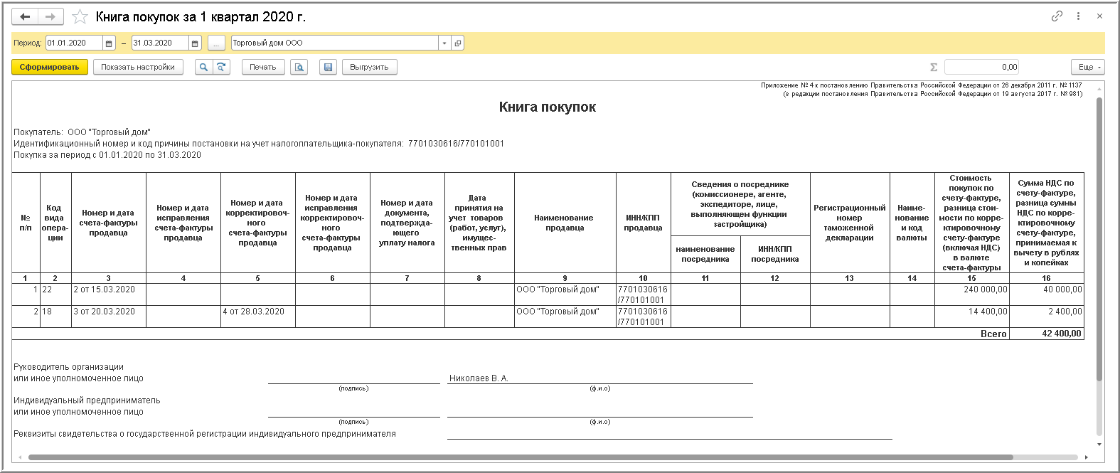 Отражение у поставщика недопоставки товаров при получении Акта о  расхождениях (ТОРГ-2) :: Учет по налогу на добавленную стоимость