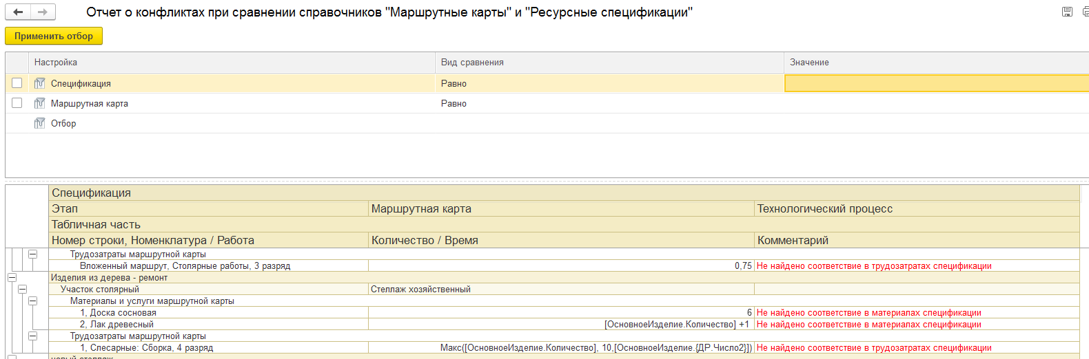 9.A.1. Помощник переноса технологических операций из маршрутной карты в  спецификацию :: 1С:ERP Управление предприятием 2, редакция 2.5 LTS