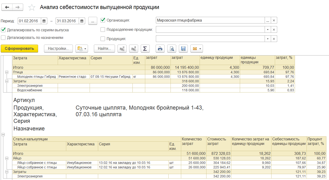 Списание затрат на себестоимость - инструкция по работе в 1С Бухгалтерия онлайн от Деловых решений