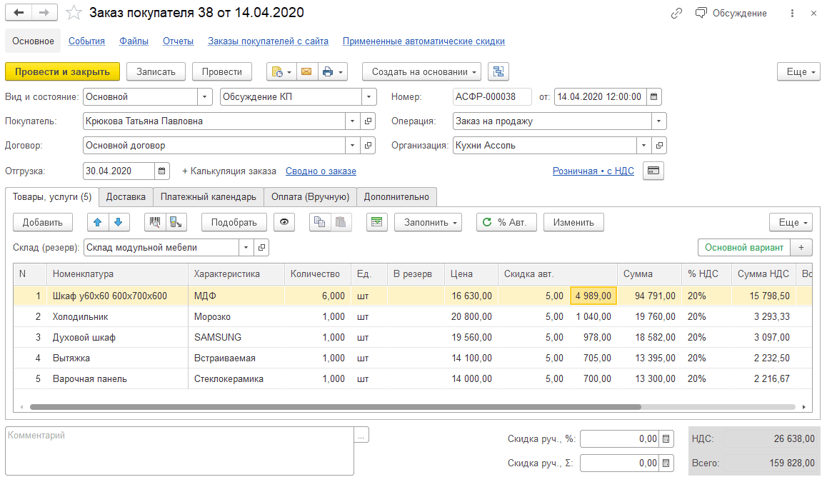 Расценка на перемещение мебели вручную