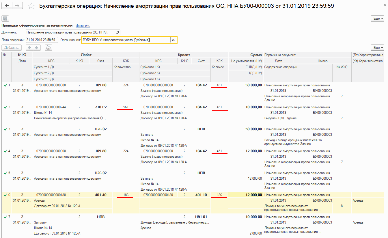 Как арендатору с 1 января 2019 года отразить изменение ставки НДС и КОСГУ  :: Бухгалтерия государственного учреждения. Редакция 2 :: Методическая  поддержка 1С:Предприятия для государственных учреждений. 1С:Предприятие 8