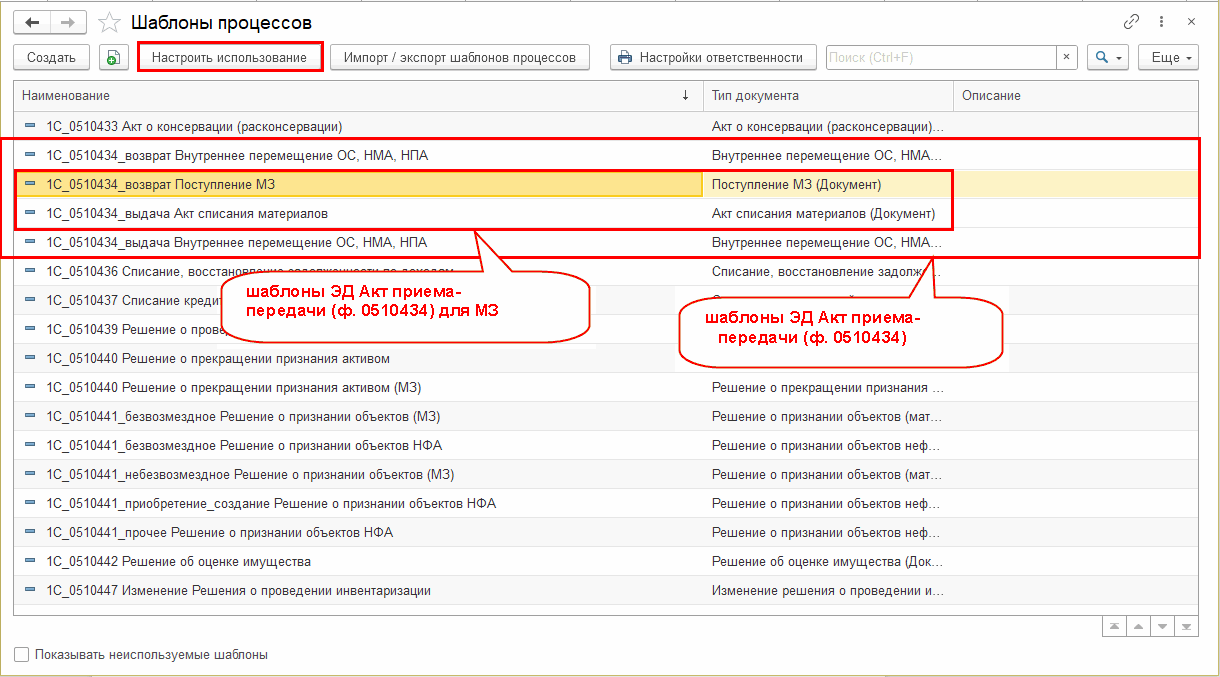 Настройка процесса и обработка электронного документа по типовому шаблону  процесса :: Бухгалтерия государственного учреждения КОРП :: Методическая  поддержка 1С:Предприятия для государственных учреждений. 1С:Предприятие 8