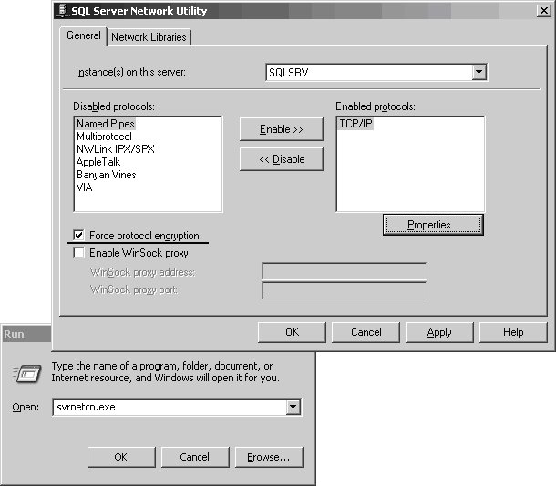 Настройка протокола клиента Настройка протокола клиента