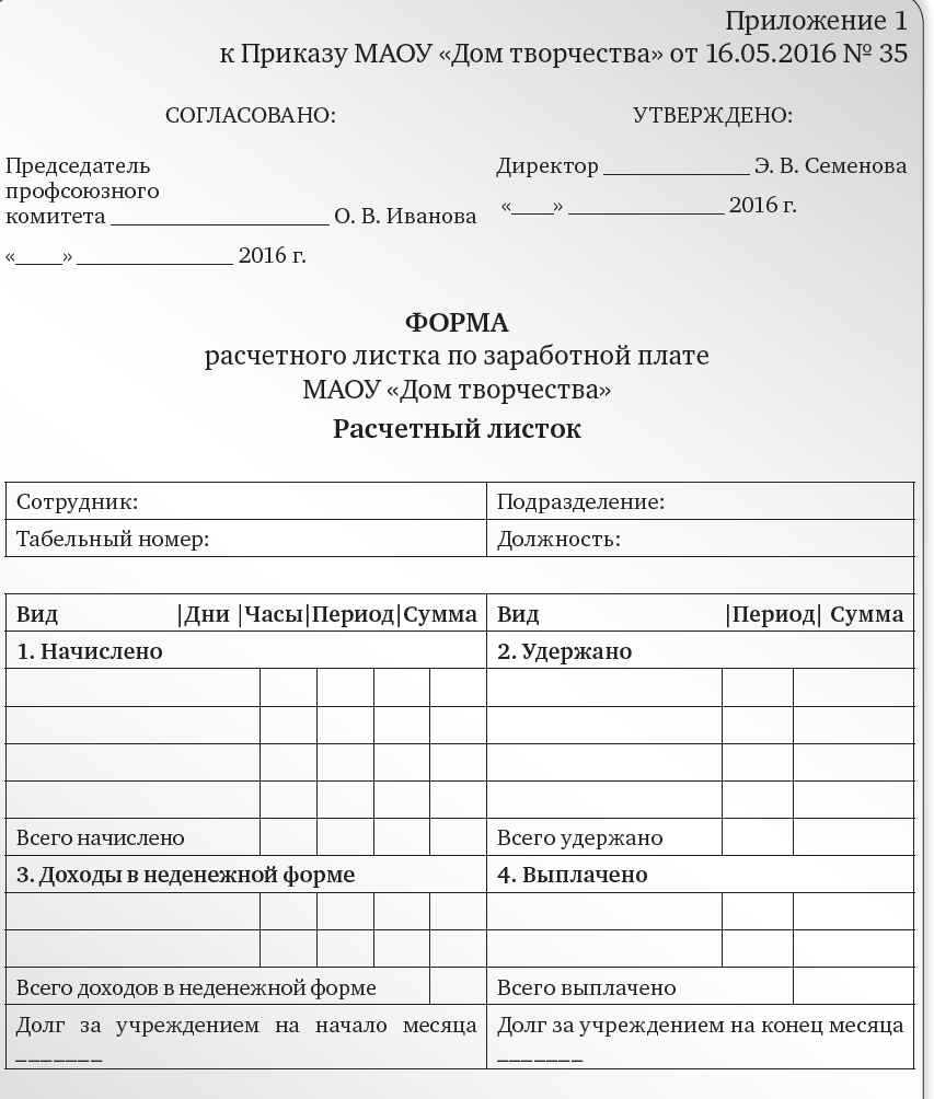 Расчетный листок: ответы на актуальные вопросы :: Периодика для бюджетных  учреждений