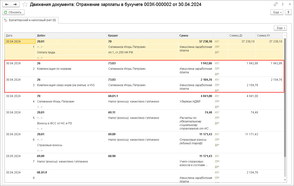 Компенсация за использование личного транспорта для служебных поездок [1С: ЗУП 3] :: Кадровый учет и расчеты с персоналом в программах «1С»