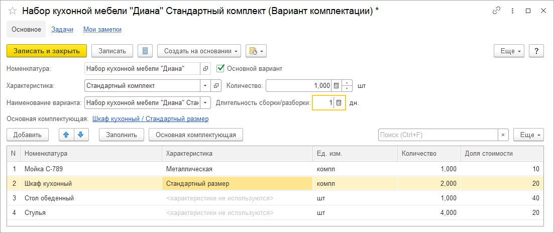 Вид деятельности сборка мебели